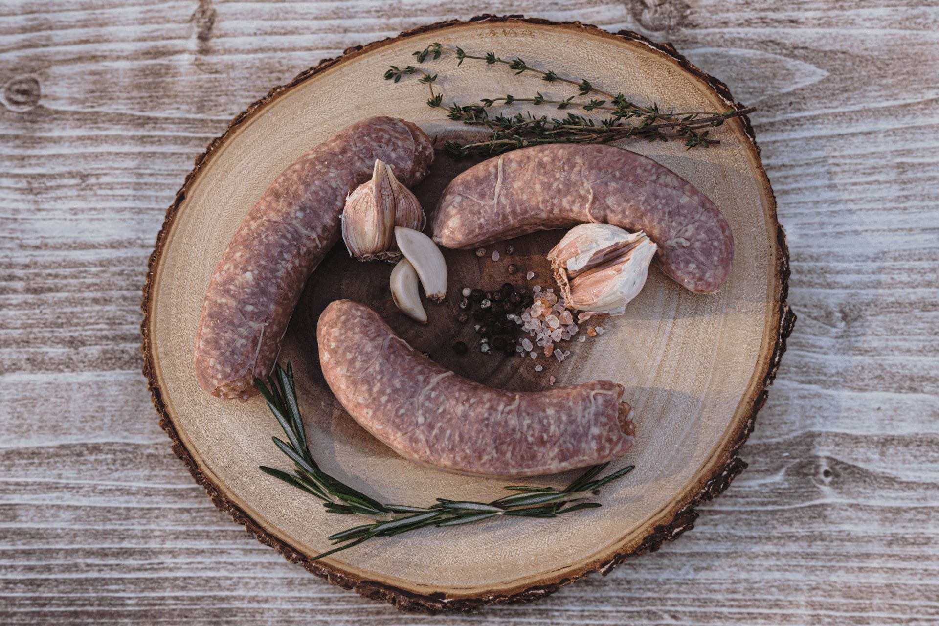 Farmers Sausage from Evelyn's Sausage Kitchen! They offer a large selection of smoked and fresh meat. Visit them in store in Shedden Ontario!